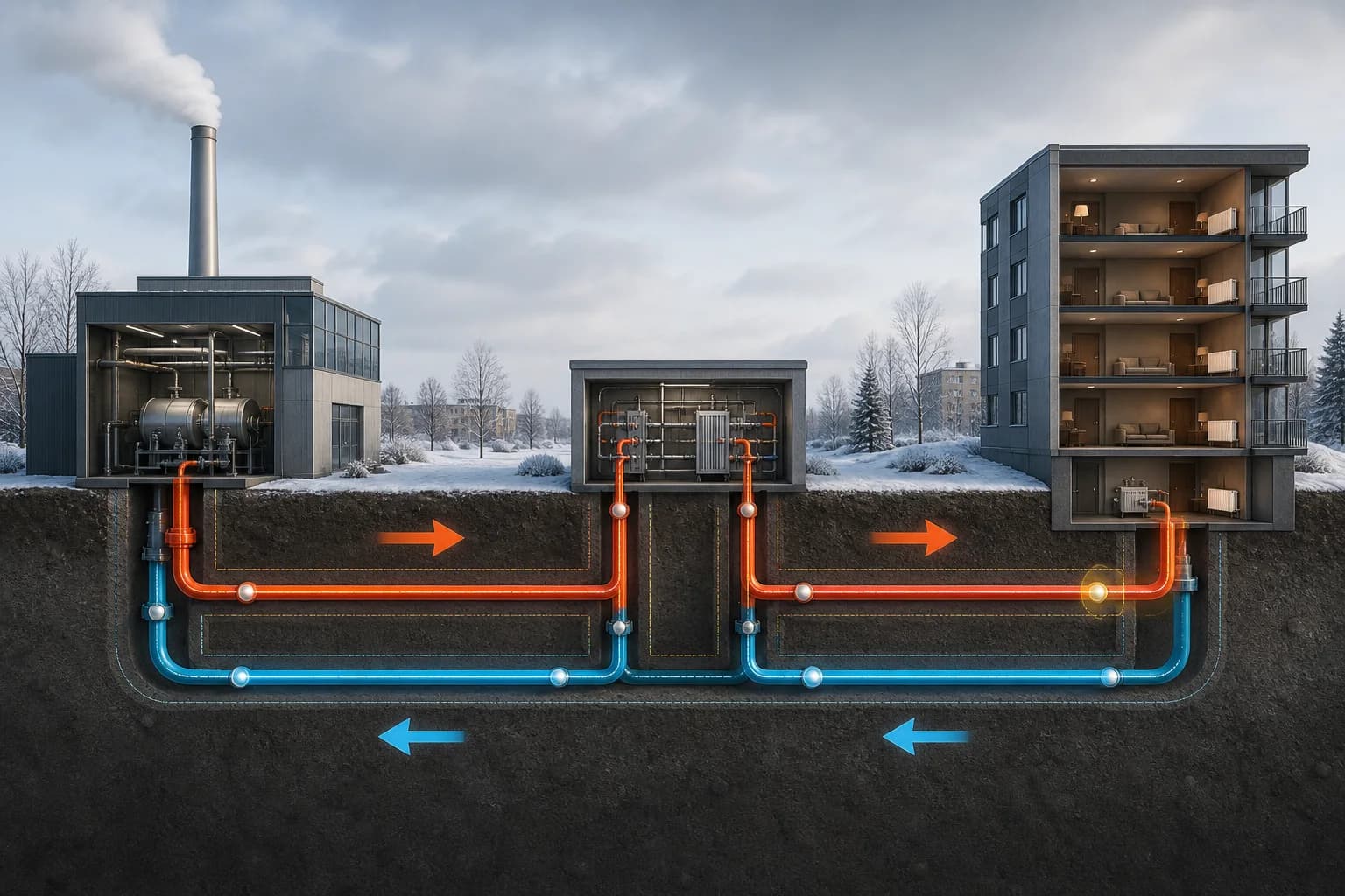 Hydraulic and thermal imbalance