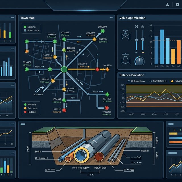 End-user comfort and hydraulic imbalance diagnosis