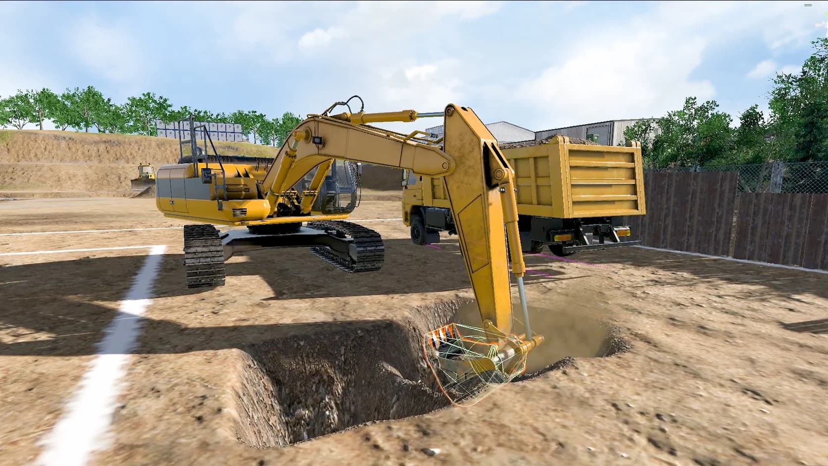 Heavy-equipment operator practice