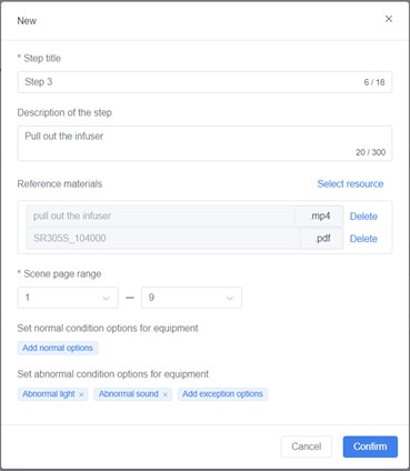 checklist Create steps | DataMesh