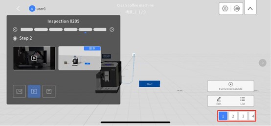 checklist Scenario scene page | DataMesh
