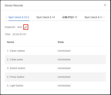 checklist Temporary scheduling | DataMesh