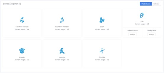 License assignment | DataMesh