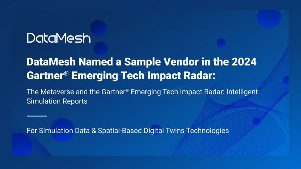 DataMesh Recognized as a Sample Vendor in the 2024 Gartner® Emerging Tech Impact Radar Reports